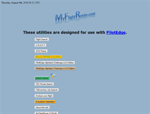 Tablet Screenshot of myflightroute.com